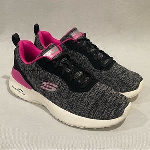 Skechers Women's Skech-Air Dynamight Black/Hot Pink - Size 7